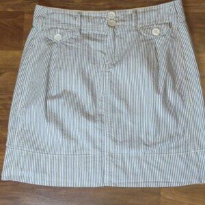 seersucker mini skirt